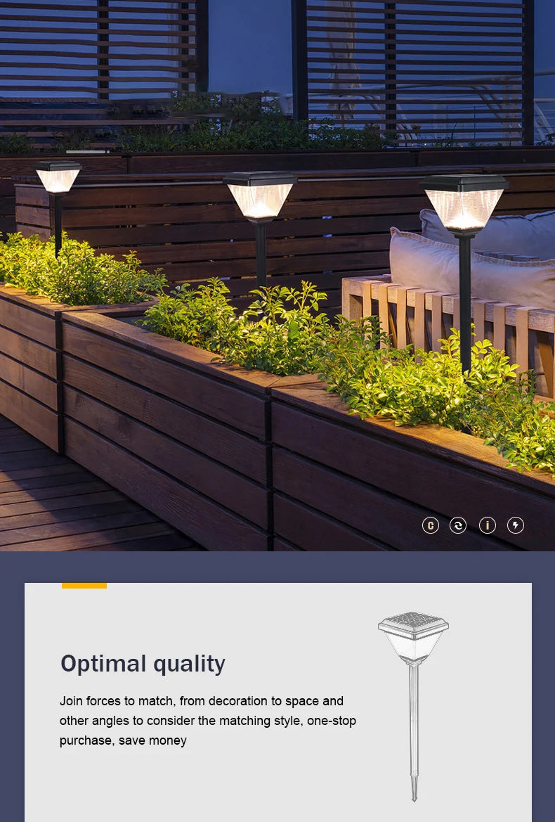 LED Solar Lamp Outdoor