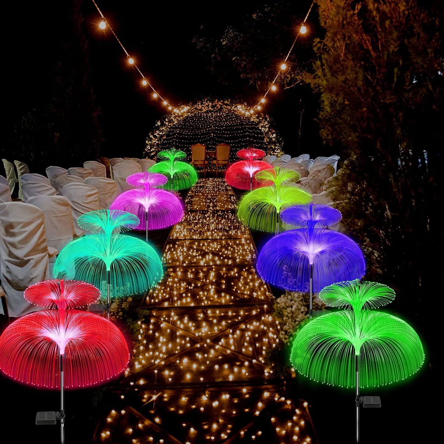 Solar Jellyfish Garden Lights