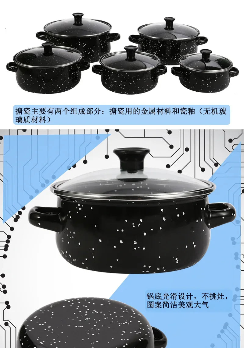 5pcs/set Kitchen/Camping Pots and Pans