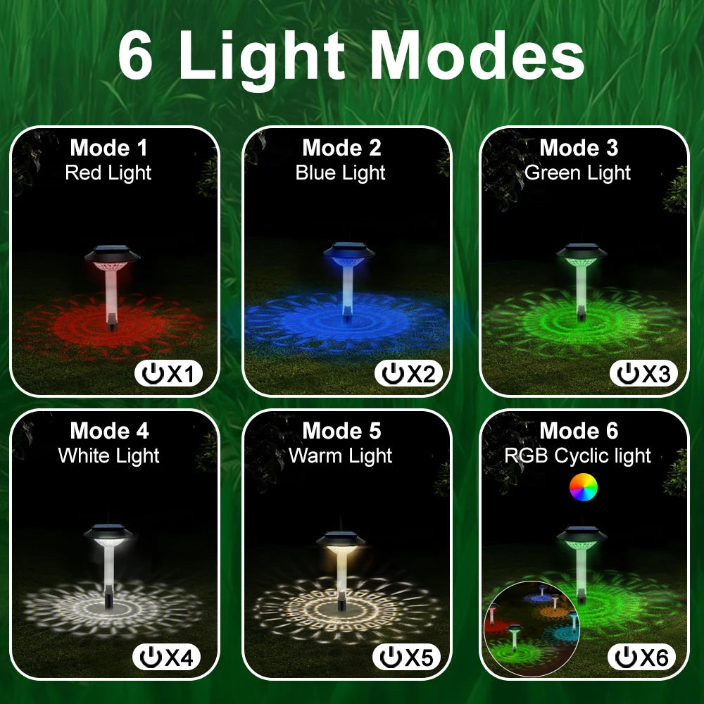 LED Solar Outdoor Pathway Lights