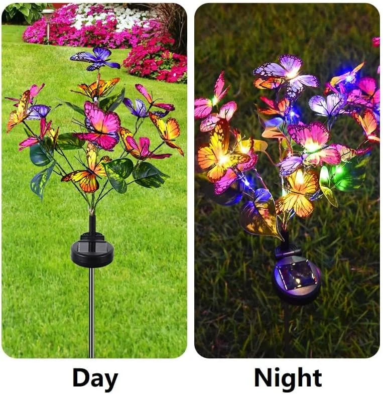 1pc Solar Garden Butterfly Lights