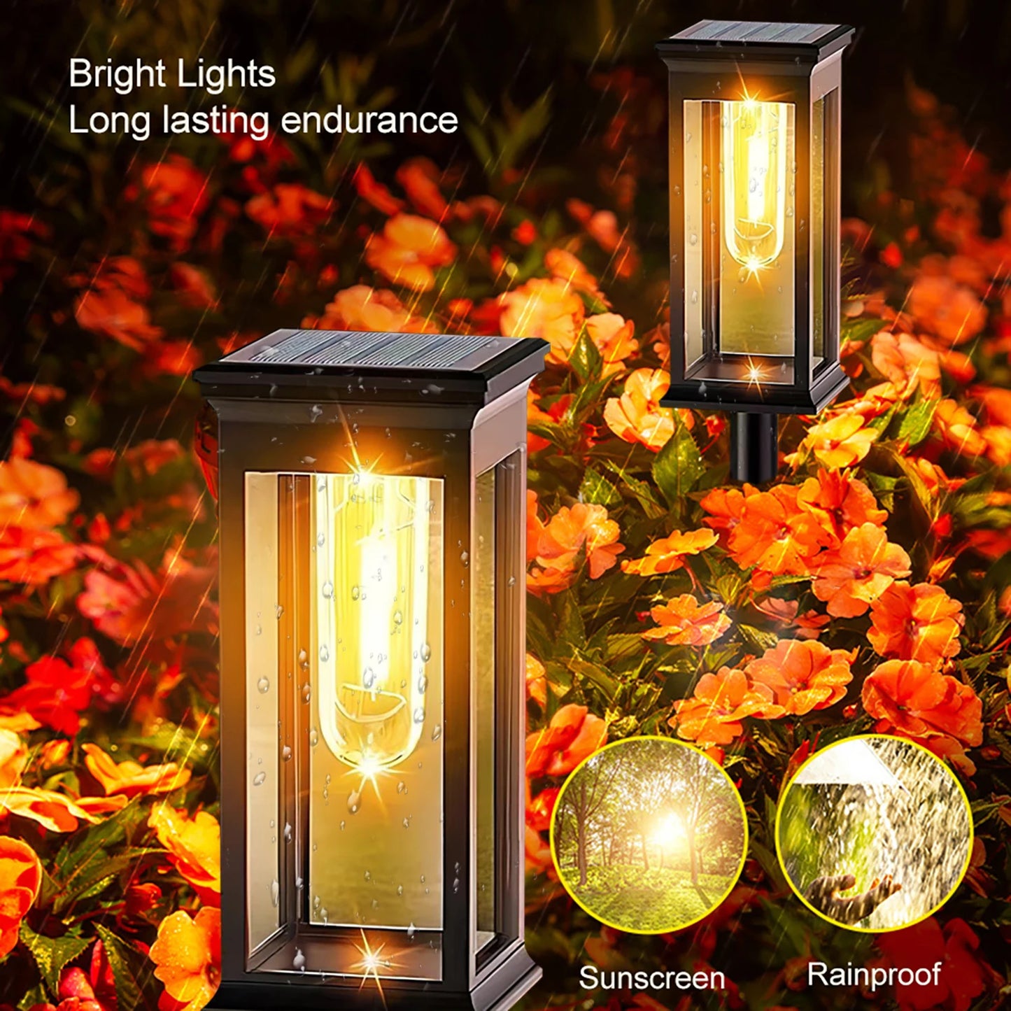 LED Solar Outdoor Pathway Lights