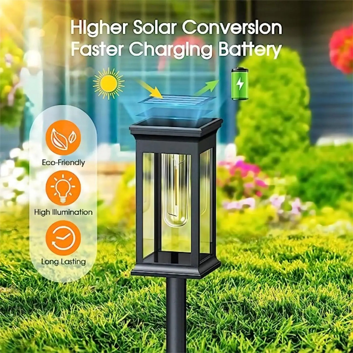 LED Solar Outdoor Pathway Lights