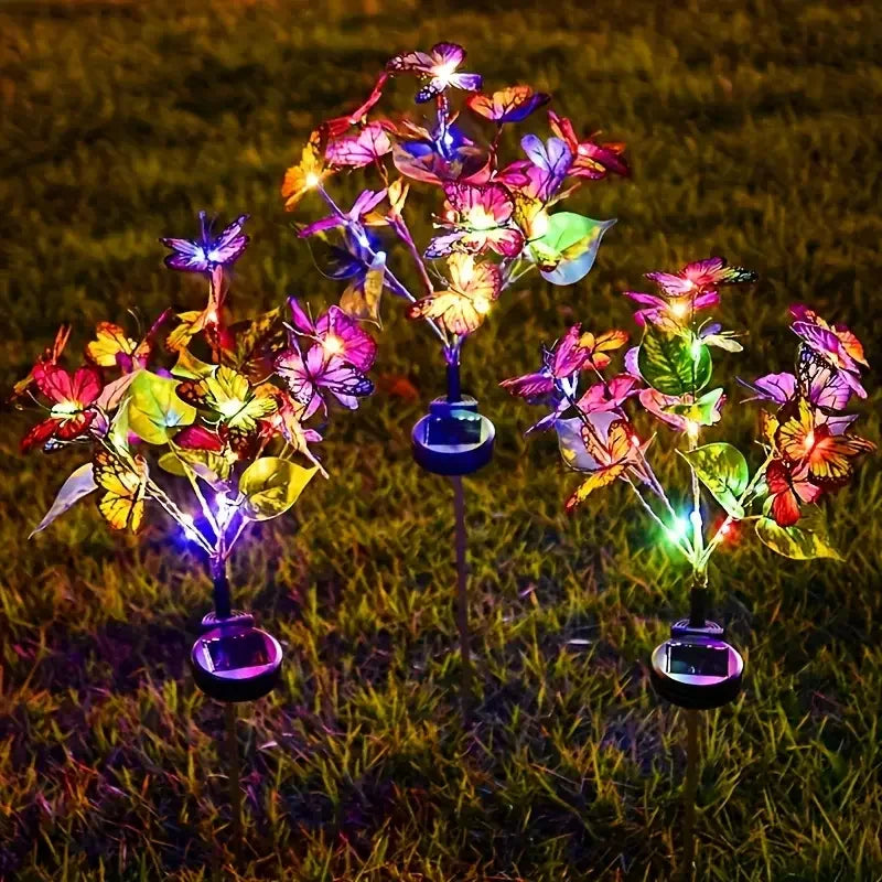 1pc Solar Garden Butterfly Lights