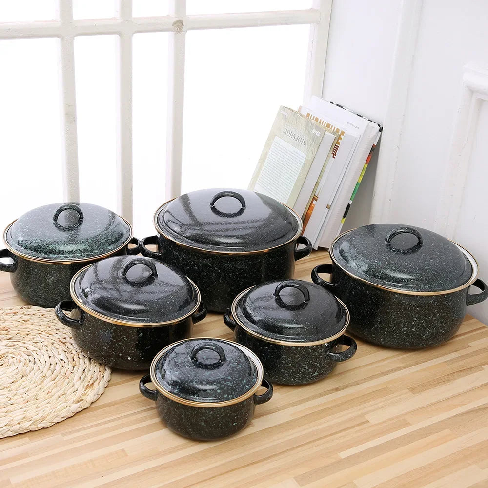 5pcs/set Kitchen/Camping Pots and Pans