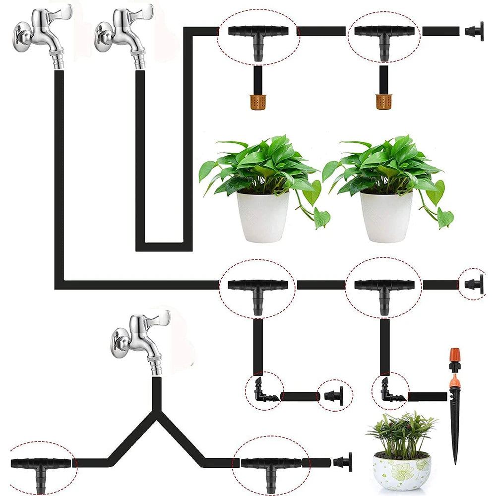 50pcs Connectors Irrigation Fittings