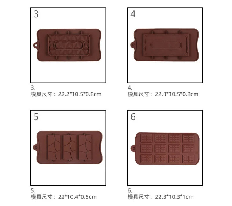 29 Irregular Chocolate Baking Molds