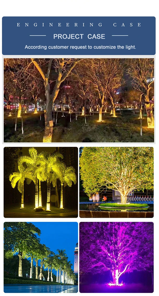 MNWS COB Outdoor Waterproof Decorative Villa Garden Light  Brightening Led Tree  Light