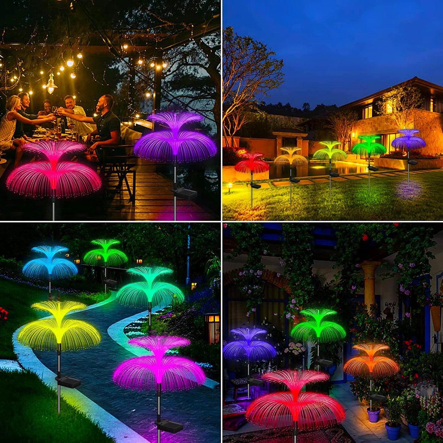 Solar Jellyfish Garden Lights