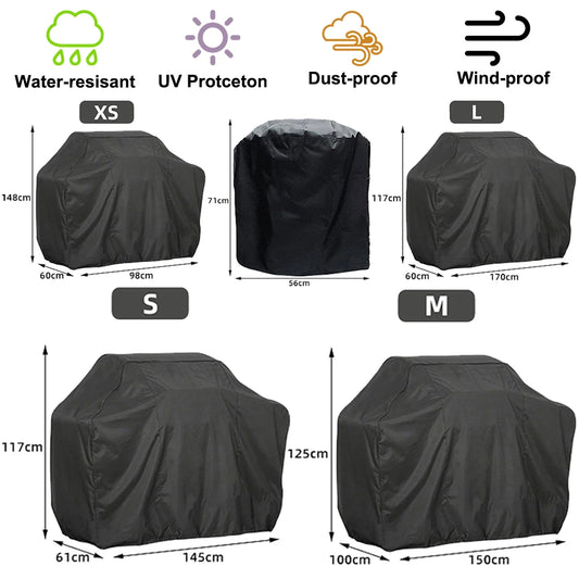 Outdoor BBQ Waterproof Grill Cover