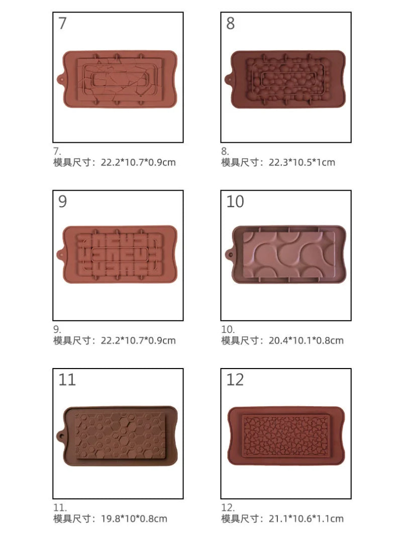 29 Irregular Chocolate Baking Molds