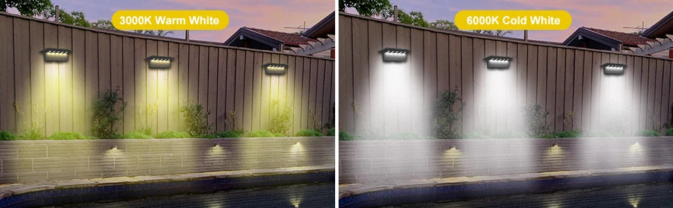 LED Solar Stair Light Path Outdoor Waterproof Wall Lamp Garden Terrace Guardrail Step Light Landscape Balcony Fence Solar Lights