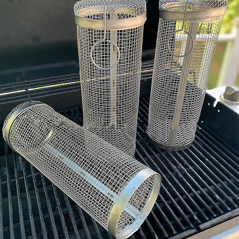 Cylinder Grill Basket