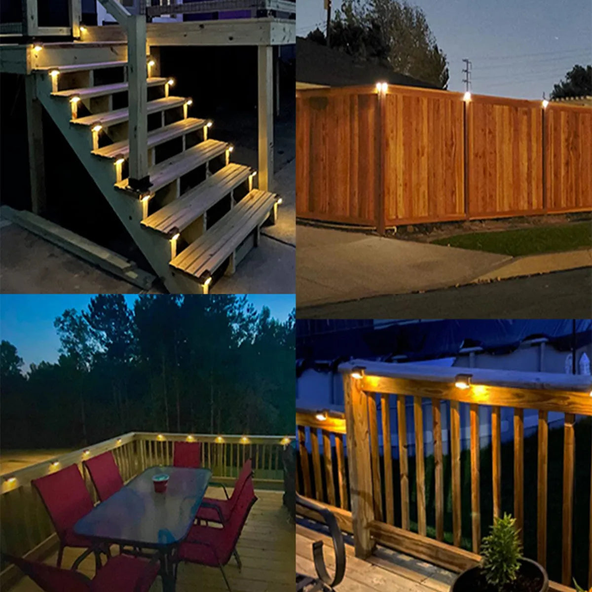 4/8/12/16pcs Solar LED Outdoor Lights