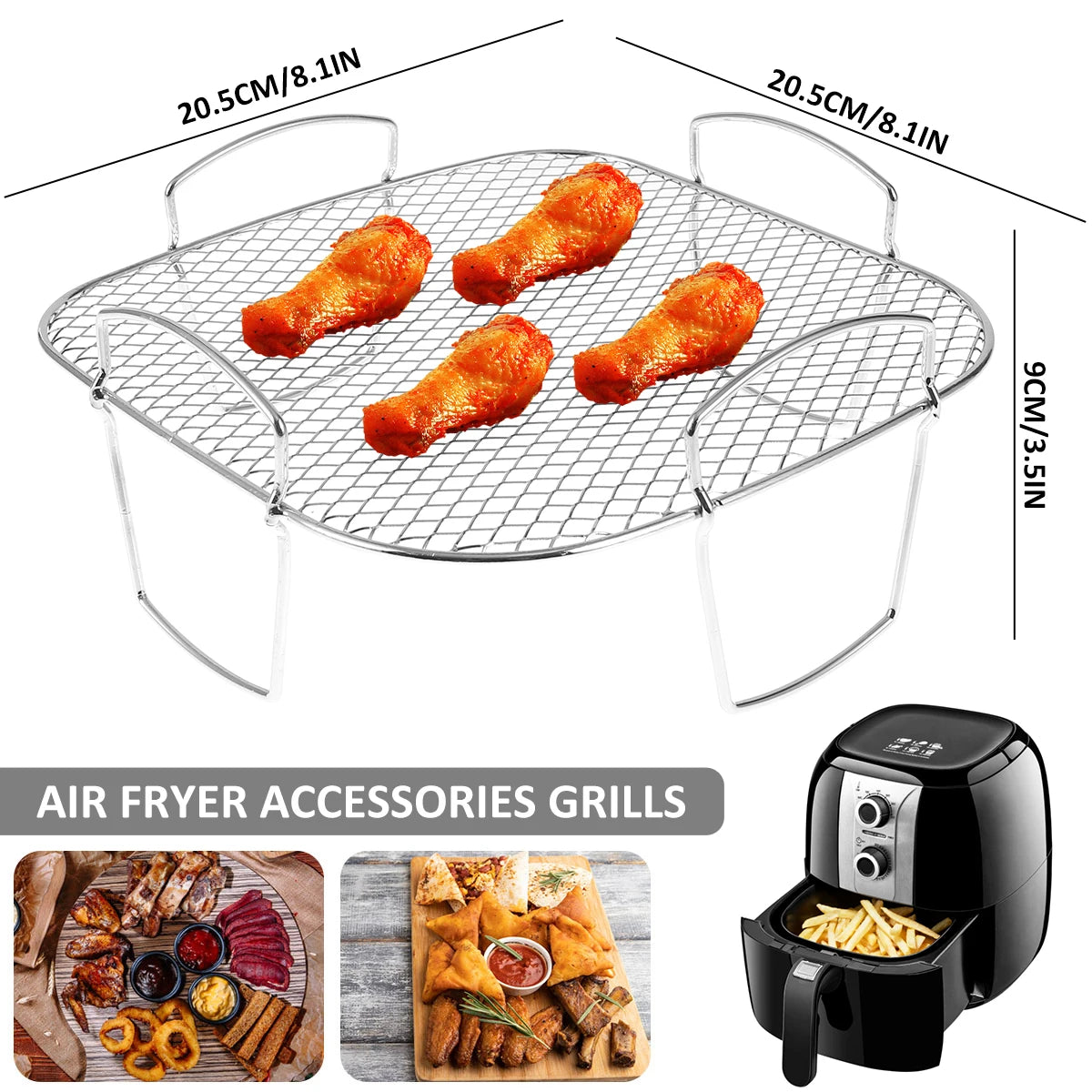 Air Fryer Stainless Steel Racks