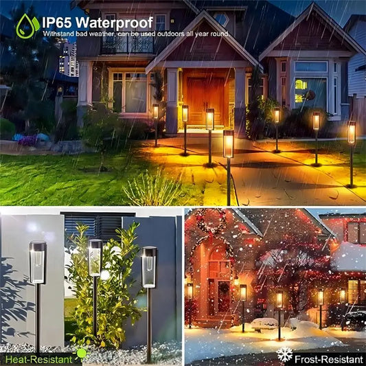 2pc Solar Outdoor Light