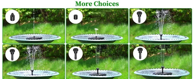 Outdoor Solar Fountain