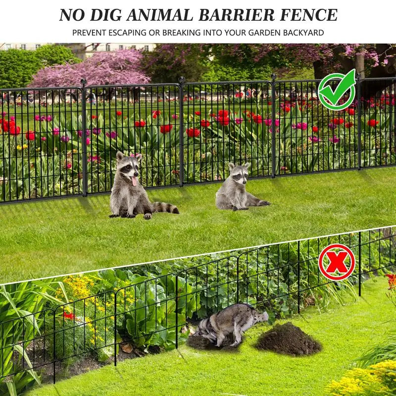 Fence Panels with Dog Gate