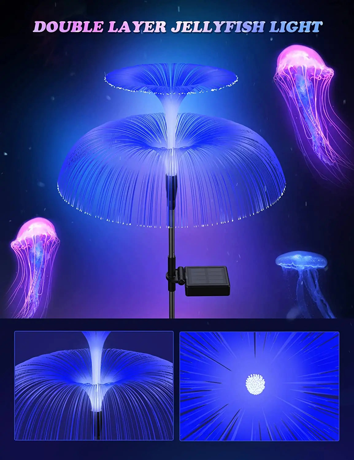 Solar Jellyfish Garden Lights