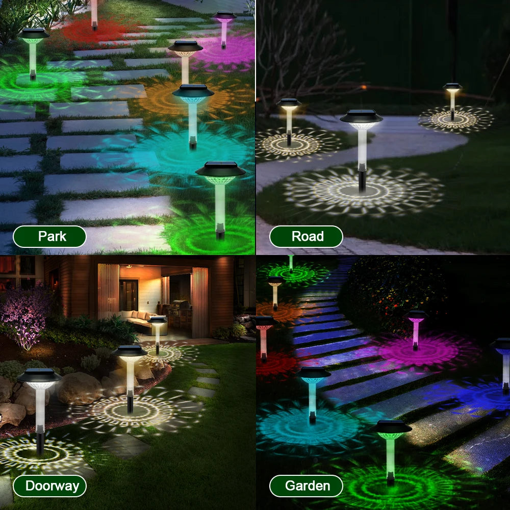 LED Solar Outdoor Pathway Lights